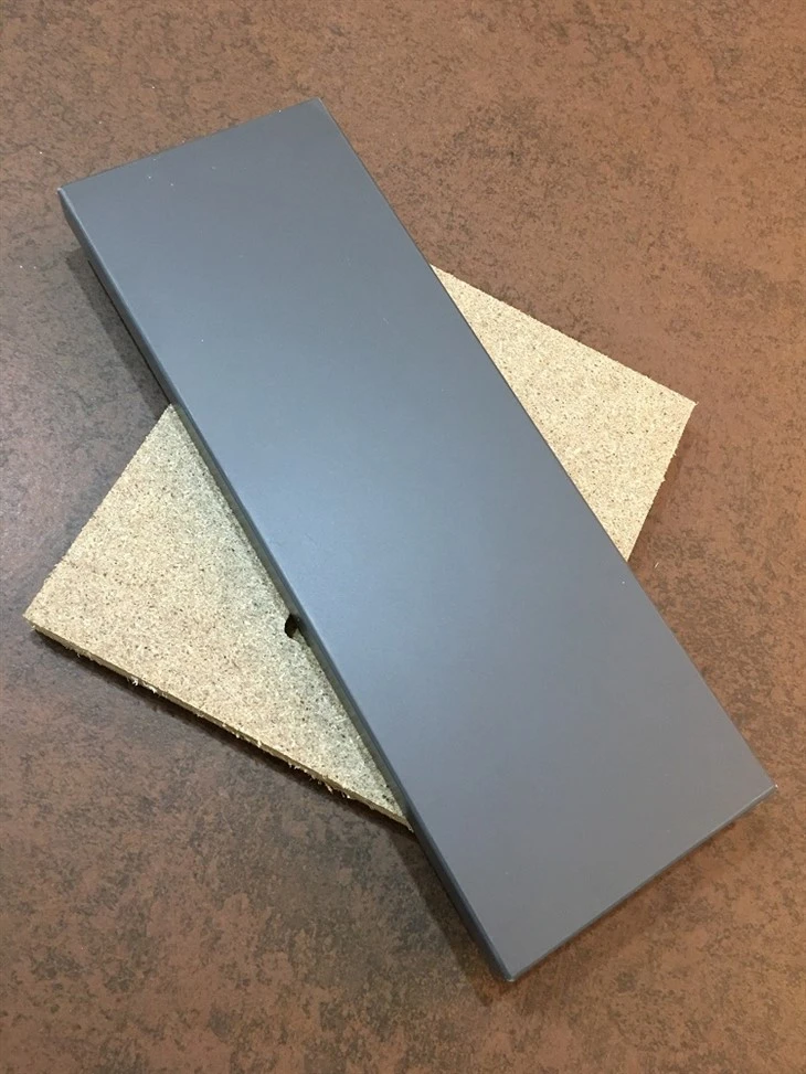High Gloss Arc Angle Aluminium Edge Acrylic Cabinet Door (2)